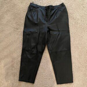 Allison Woods Plus Size Leather Pants Size JO